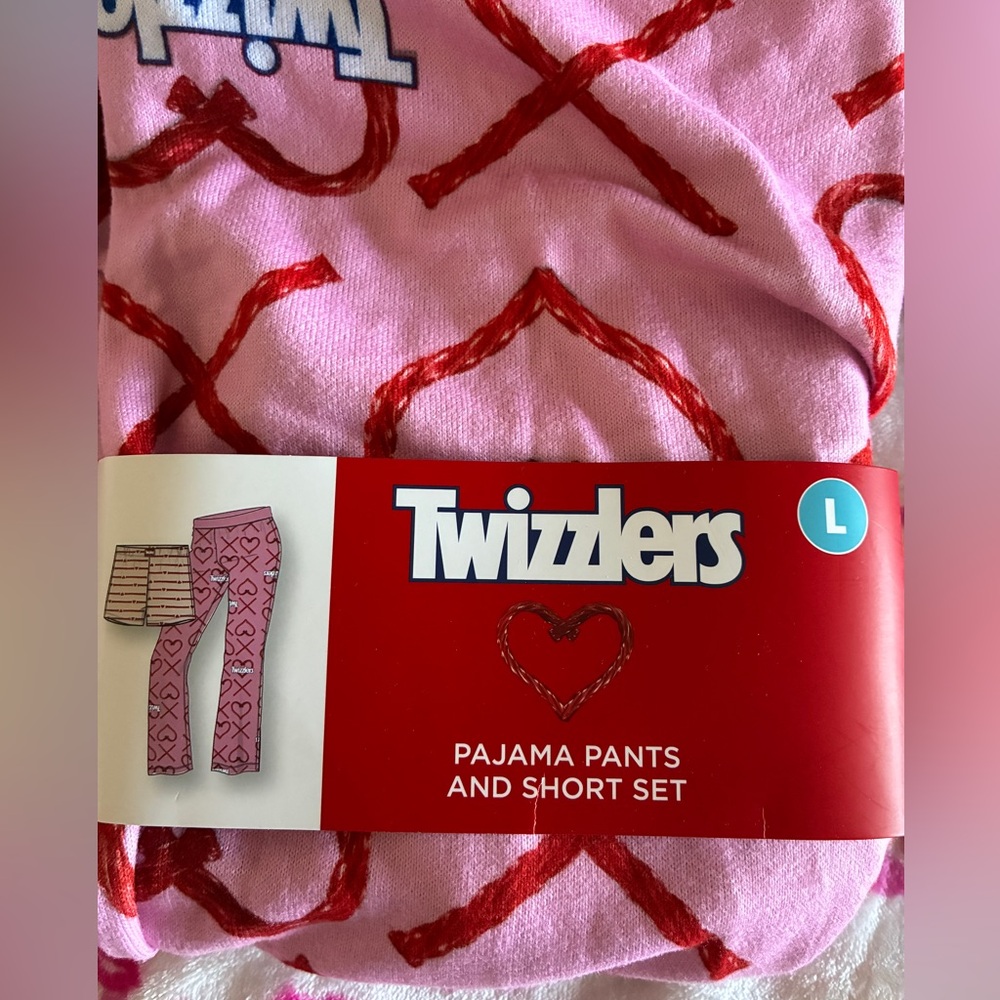Aldi Valentine Twizzlers Pants & Shorts Pajama Set